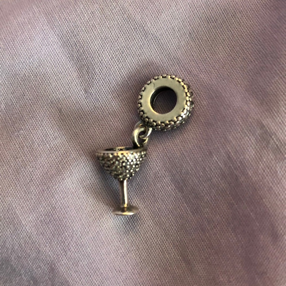 Pandora martini glass charm